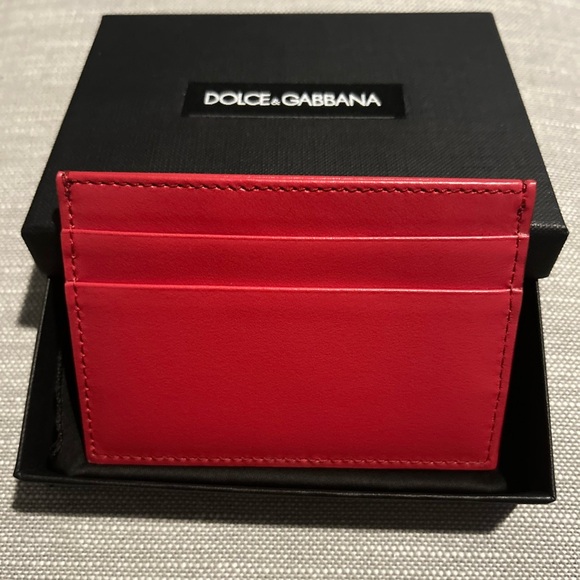 Dolce & Gabbana Red Card Holder - Picture 2 of 2